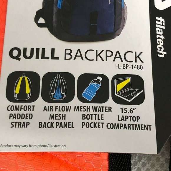 FILA Filatech Quill Backpack Daypack NWT - Picture 7 of 7